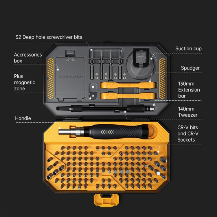 JAKEMY JM-8183 145 in 1 Manual Multi-purpose Tool Screwdriver Set My Store