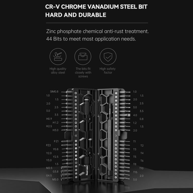 JAKEMY JM-8180 47 in 1 CR-V Precision Magnetic Screwdriver Set