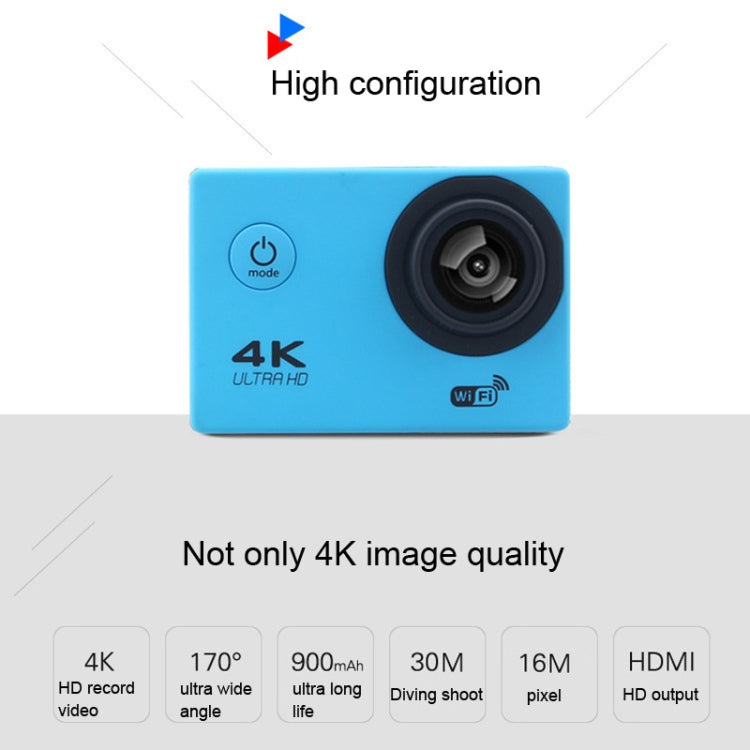 HAMTOD H9A Pro HD 4K WiFi Sport Camera with Remote Control & Waterproof Case, Generalplus 4247, 2.0 inch LCD Screen, 170 Degree A Wide Angle Lens My Store