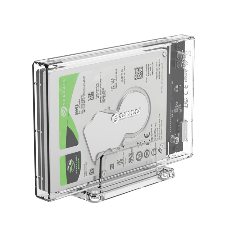 ORICO 2159U3 2.5 inch Transparent USB3.0 Hard Drive Enclosure with Stand My Store