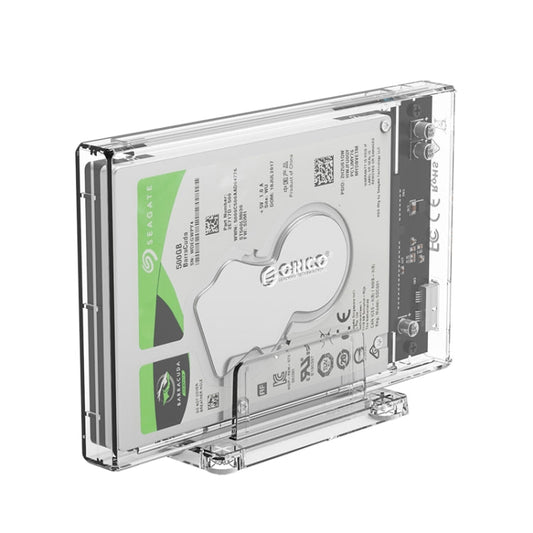 ORICO 2159U3 2.5 inch Transparent USB3.0 Hard Drive Enclosure with Stand