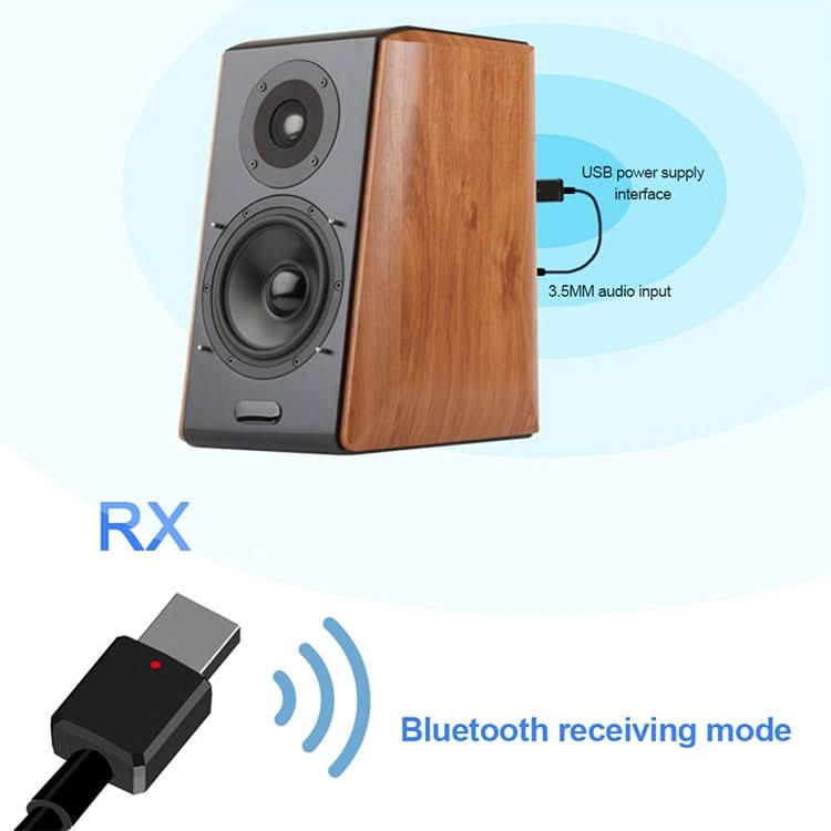 Bluetooth5.0  Audio Receiver USB Bluetooth Adapter Bluetooth Transmitter Support Win8/10