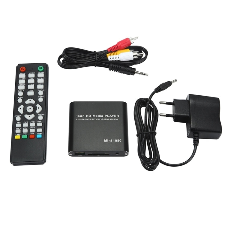 MINI 1080P Full HD Media USB HDD player SD/MMC card player