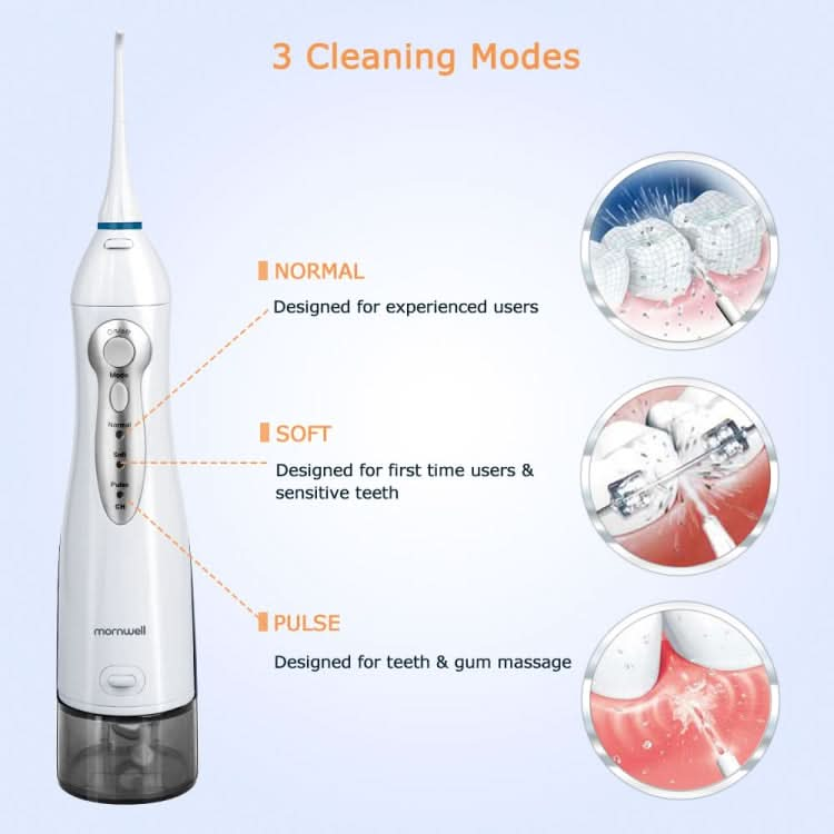 Mornwell D52 USB-Rechargeable water flosser  IPX7 Waterproof Oral Irrigator Reluova