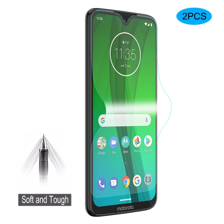 2 PCS ENKAY Hat-Prince 0.1mm 3D Full Screen Protector Explosion-proof Hydrogel Film For Motorola Moto G7 / G7 Plus-Reluova