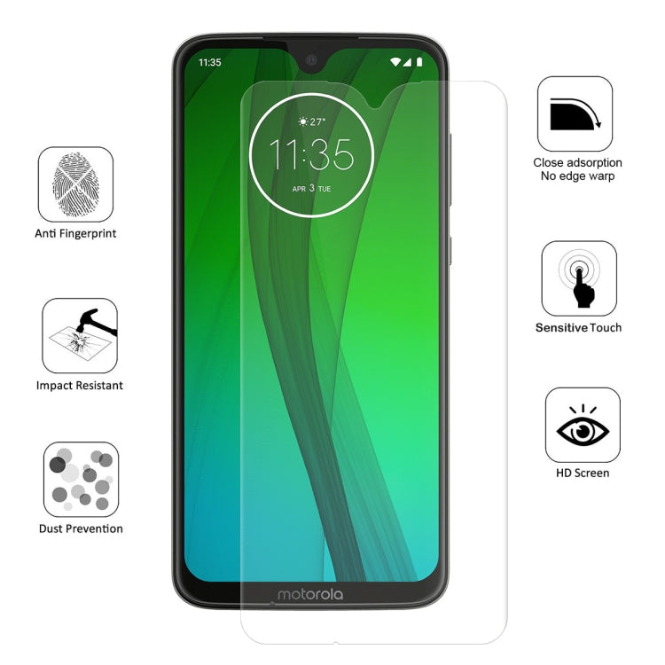 2 PCS ENKAY Hat-Prince 0.1mm 3D Full Screen Protector Explosion-proof Hydrogel Film For Motorola Moto G7 / G7 Plus-Reluova