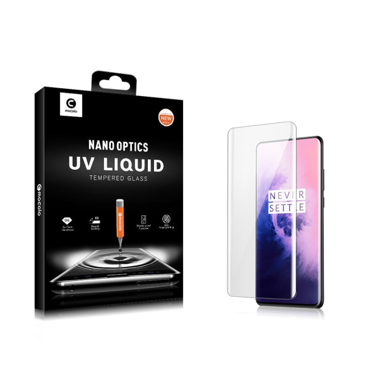 mocolo 9H 3D Full Screen UV Screen Film for Oneplus 7 Pro (Transparent) My Store