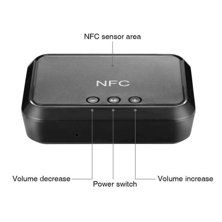 NFC Desktop Bluetooth Music Receiver 4.1 Bluetooth Adapter USB Drive Reads Bluetooth Speaker