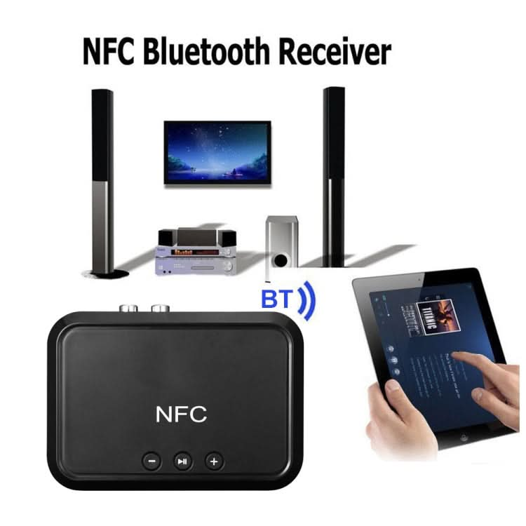 NFC Desktop Bluetooth Music Receiver 4.1 Bluetooth Adapter USB Drive Reads Bluetooth Speaker