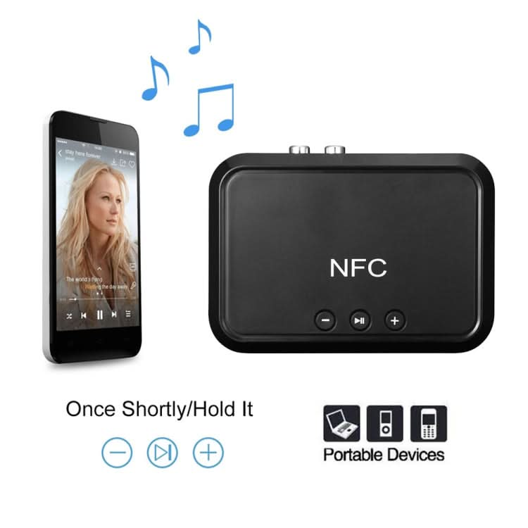 NFC Desktop Bluetooth Music Receiver 4.1 Bluetooth Adapter USB Drive Reads Bluetooth Speaker