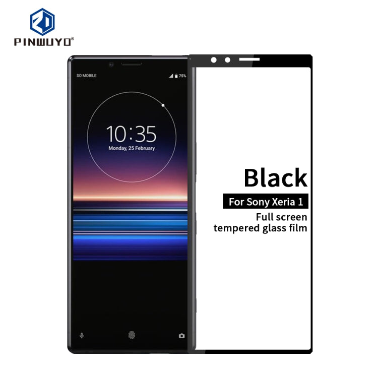 PINWUYO 9H 2.5D Full Glue Tempered Glass Film for SONY Xperia 1 My Store