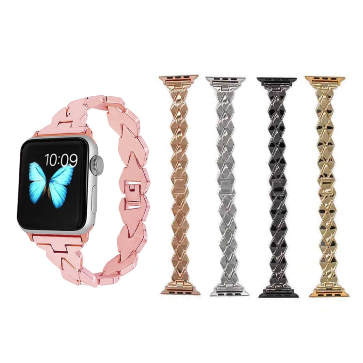 Apple Watch Series 5 & 4 44mm / 3 & 2 & 1 42mm Diamond Stainless Steel Band