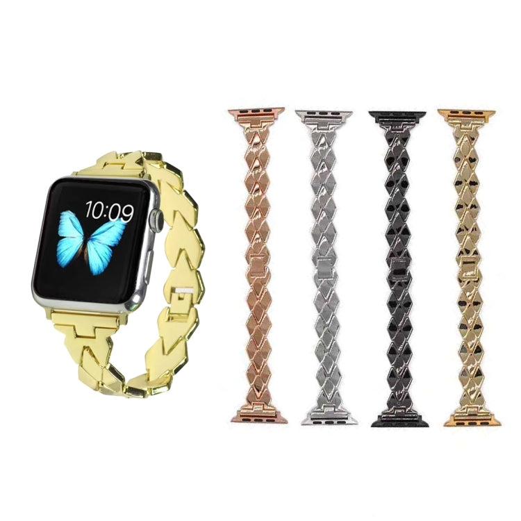 Apple Watch Series 5 & 4 40mm / 3 & 2 & 1 38mm Diamond Stainless Steel Band