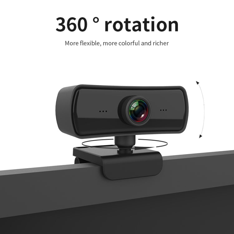 C3 400W Pixels 2K Resolution Auto Focus HD 1080P Webcam 360 Rotation For Live Broadcast Video Conference Work WebCamera With Mic USB Driver-free My Store