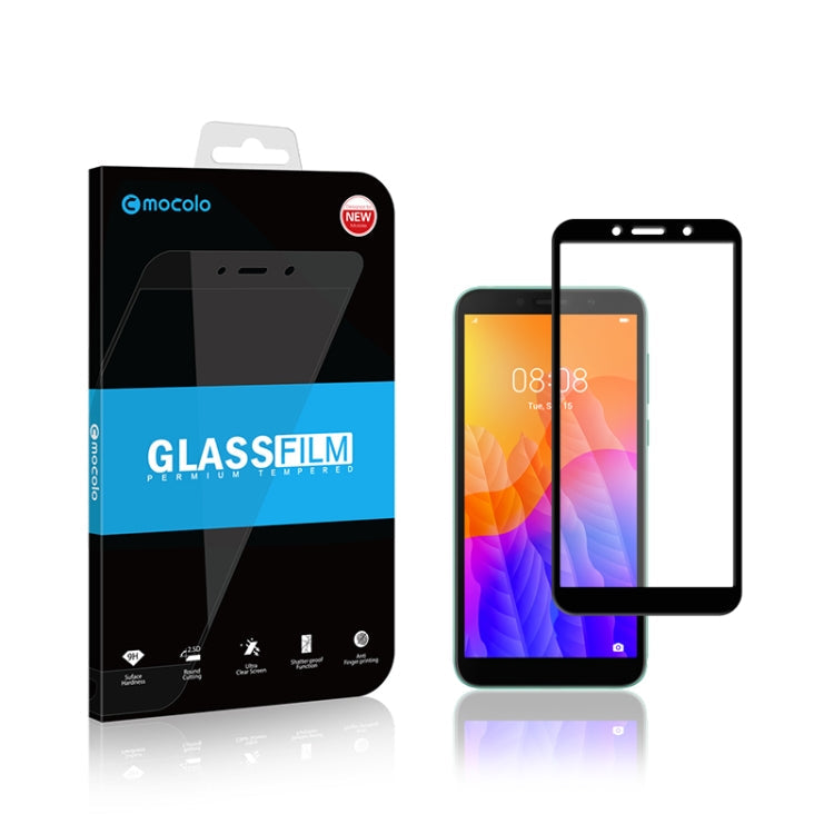 For Huawei Y5p mocolo 0.33mm 9H 2.5D Full Glue Tempered Glass Film