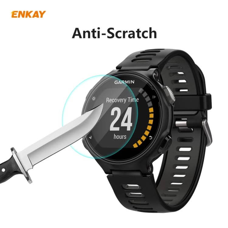 2 PCS ENKAY Hat-Prince 0.2mm 9H 2.15D Curved Edge Tempered Glass Screen Protector  Watch Film