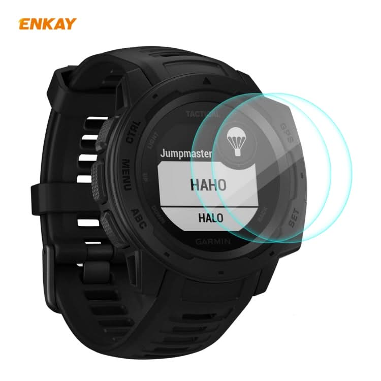 2 PCS ENKAY Hat-Prince 0.2mm 9H 2.15D Curved Edge Tempered Glass Screen Protector  Watch Film-Reluova