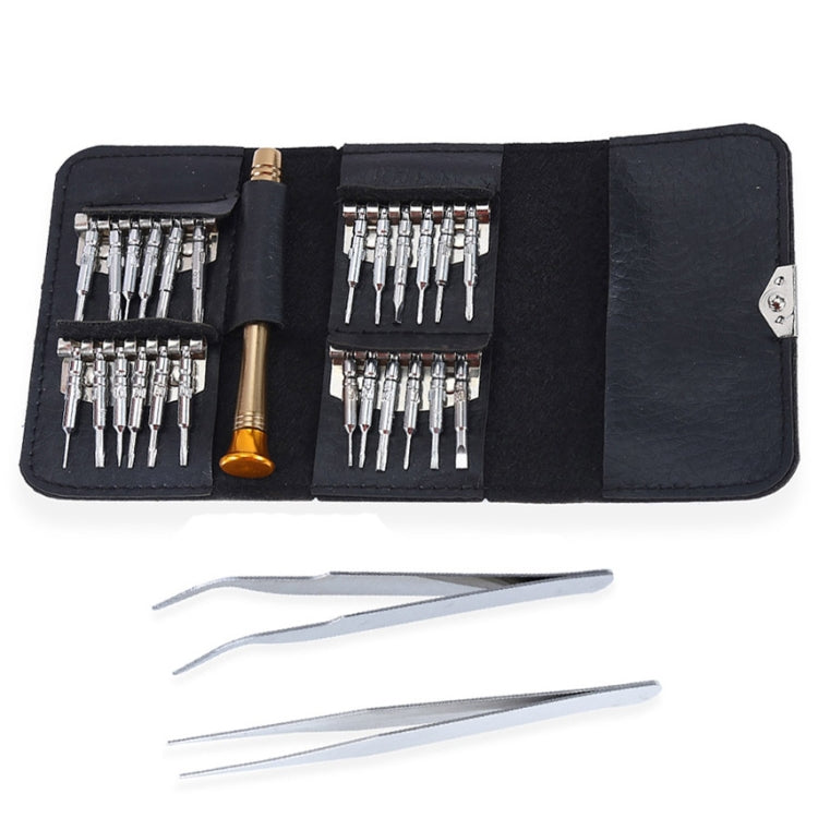 Magnetic suction 27 in 1 portable wallet type screw driver set mobile phone tablet maintenance tool My Store