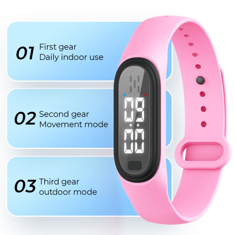 Q2 Outdoor Ultrasonic Electronic Mosquito Repellent Bracelet, Support Three-gear Mode & Time Display My Store