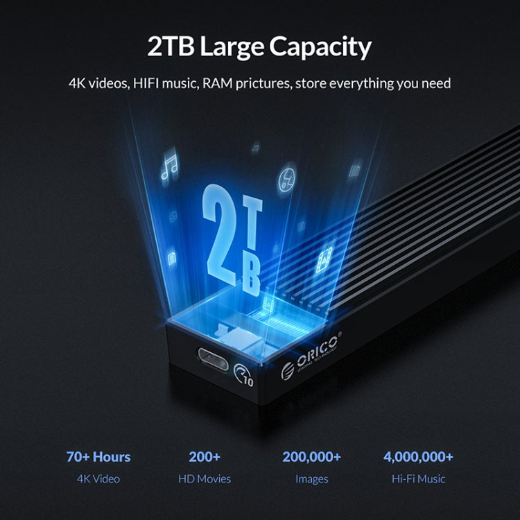 ORICO M2PV-C3 M.2 NVMe SSD Enclosure