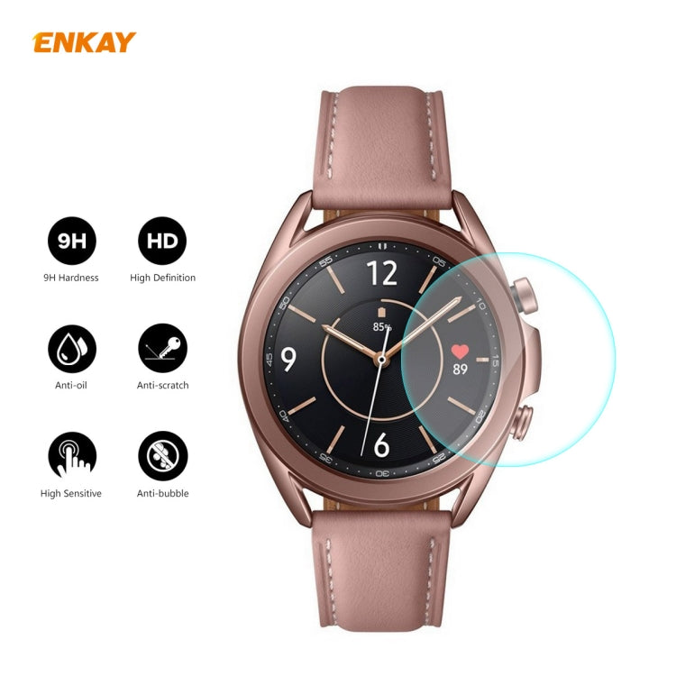 2 PCS ENKAY Hat-Prince 0.2mm 9H 2.15D Curved Edge Tempered Glass Screen Protector Watch Film-Reluova