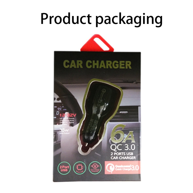 Qc3.0 Dual USB 6A Vehicle Fast Charger / Mobile Phone Tablet Fast Charging ÎҵÄÉ̵ê