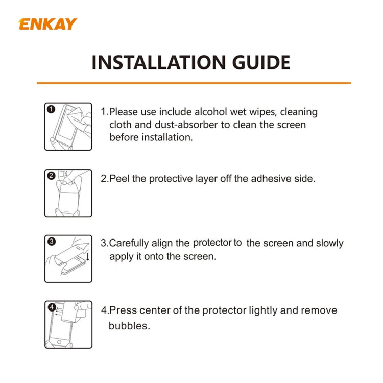 2 PCS ENKAY Hat-Prince 0.2mm 9H Surface Hardness 3D Explosion-proof Aluminum Alloy Edge Full Screen Tempered Glass Screen Film