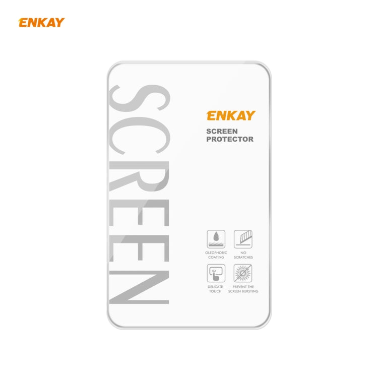 5PCS ENKAY Hat-Prince 0.2mm 9H Surface Hardness 3D Explosion-proof Aluminum Alloy Edge Full Screen Tempered Glass Screen Film-Reluova