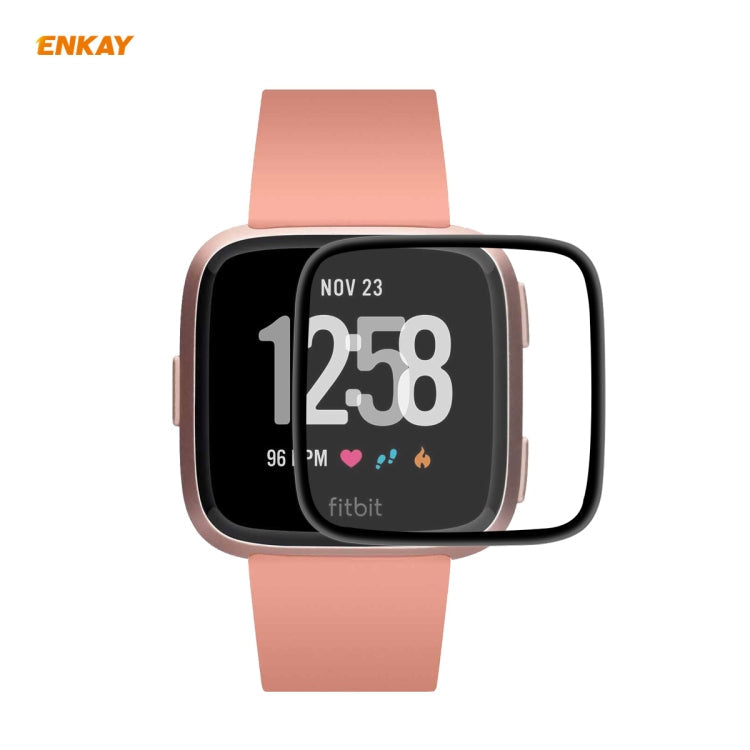 For Fitbit Versa 3 / Fitbit Sense ENKAY Hat-Prince 3D Full Screen Soft PC Edge + PMMA HD Screen Protector Film