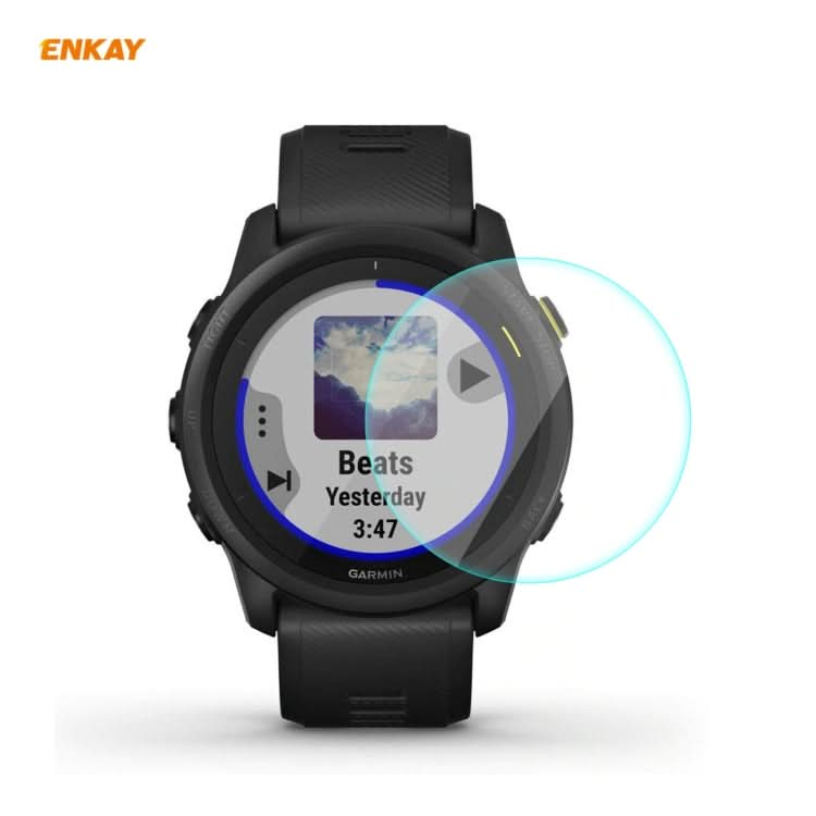 For Garmin Forerunner 745 ENKAY Hat-Prince 0.2mm 9H 2.15D Curved Edge Tempered Glass Film