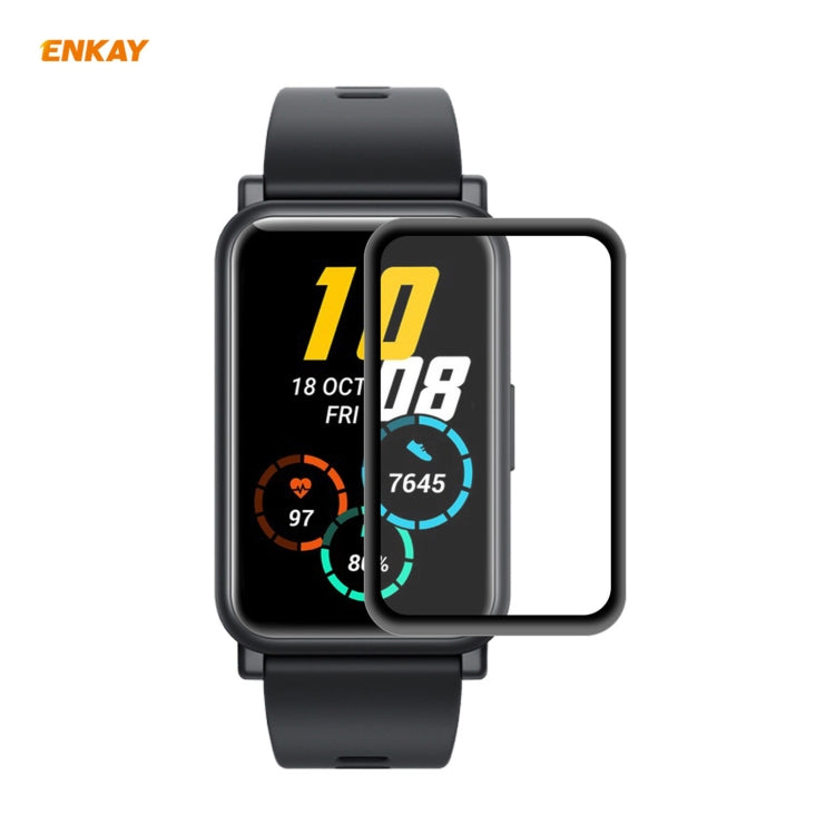 For Huawei Honor Watch ES ENKAY Hat-Prince 3D Full Screen Soft PC Edge + PMMA HD Screen Protector Film