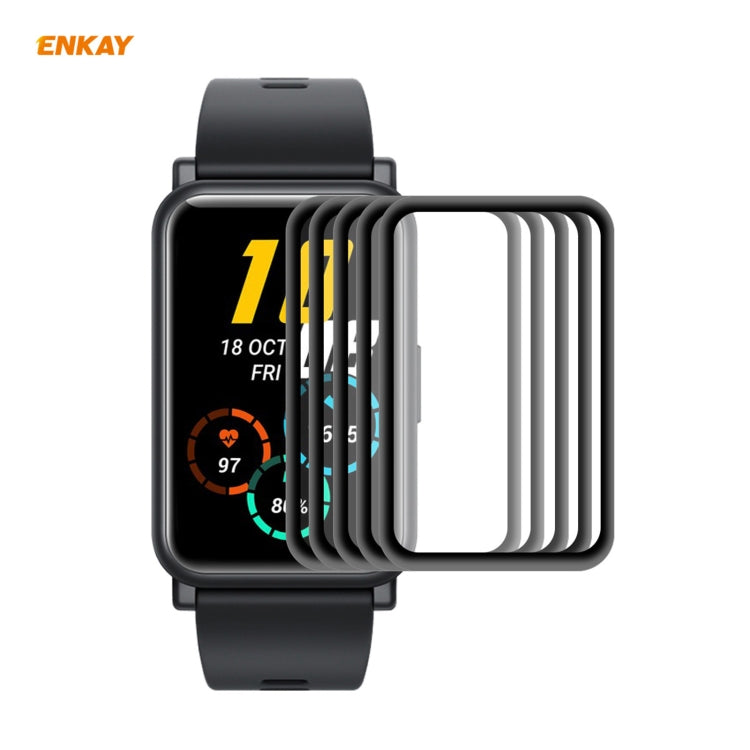 For Huawei Honor Watch ES ENKAY Hat-Prince 3D Full Screen Soft PC Edge + PMMA HD Screen Protector Film