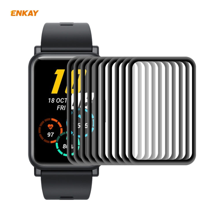 For Huawei Honor Watch ES ENKAY Hat-Prince 3D Full Screen Soft PC Edge + PMMA HD Screen Protector Film