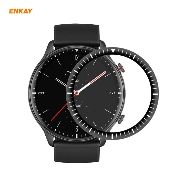 For Amazfit GTR 2 ENKAY Hat-Prince 3D Full Screen Soft PC Edge + PMMA HD Screen Protector Film