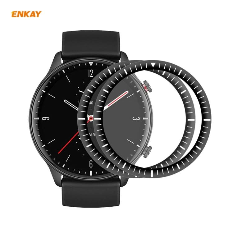 For Amazfit GTR 2 ENKAY Hat-Prince 3D Full Screen Soft PC Edge + PMMA HD Screen Protector Film