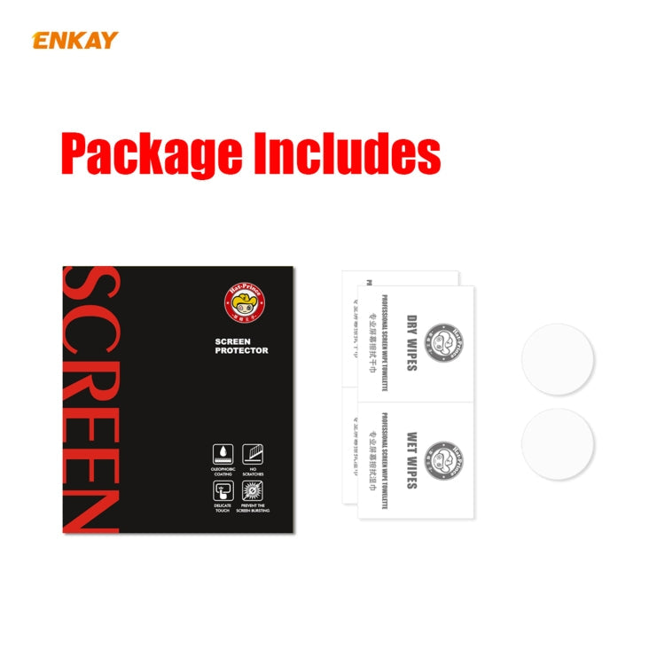 2 PCS ENKAY Hat-Prince Clear HD PET Screen Protector Film-Reluova