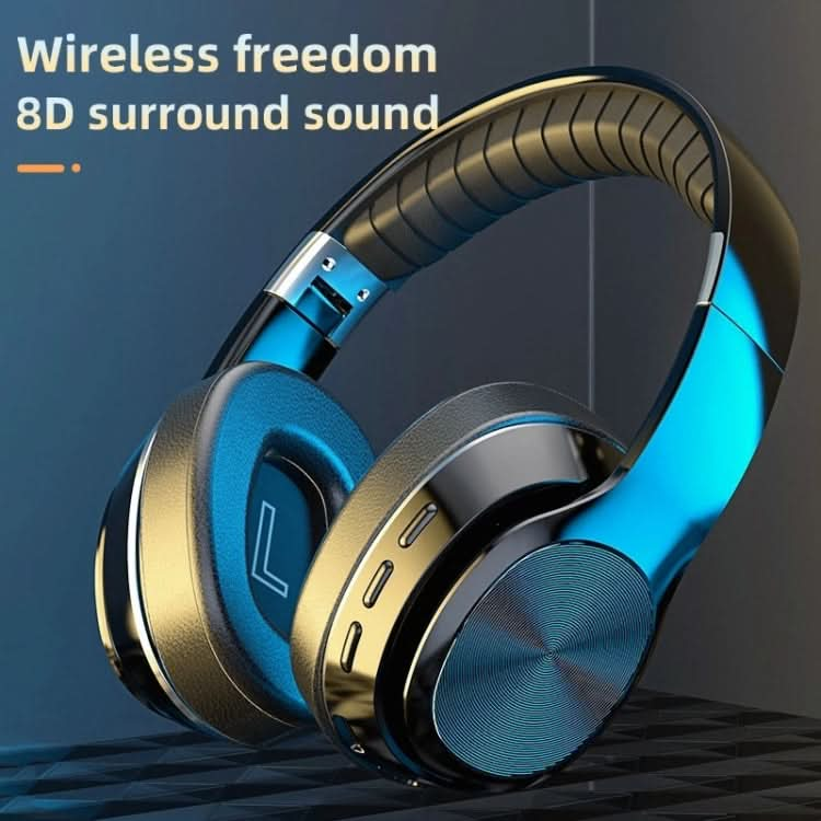 VJ320 Bluetooth 5.0 Head-mounted Foldable Wireless Headphones Support TF Card with Mic