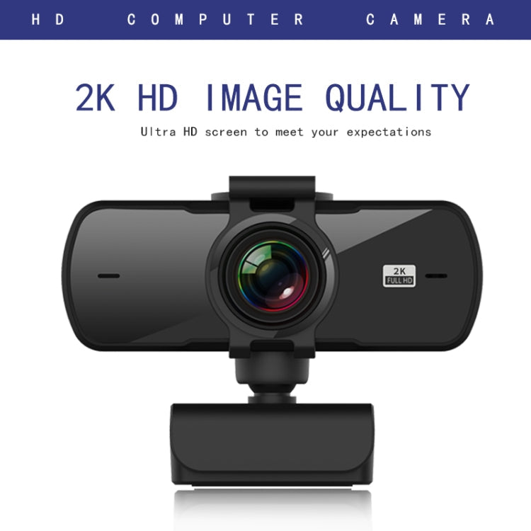 C5 4 Million Pixel Auto Focus 2K Full HD Webcam 360 Rotation USB Driver-free Live Broadcast WebCamera with Mic My Store