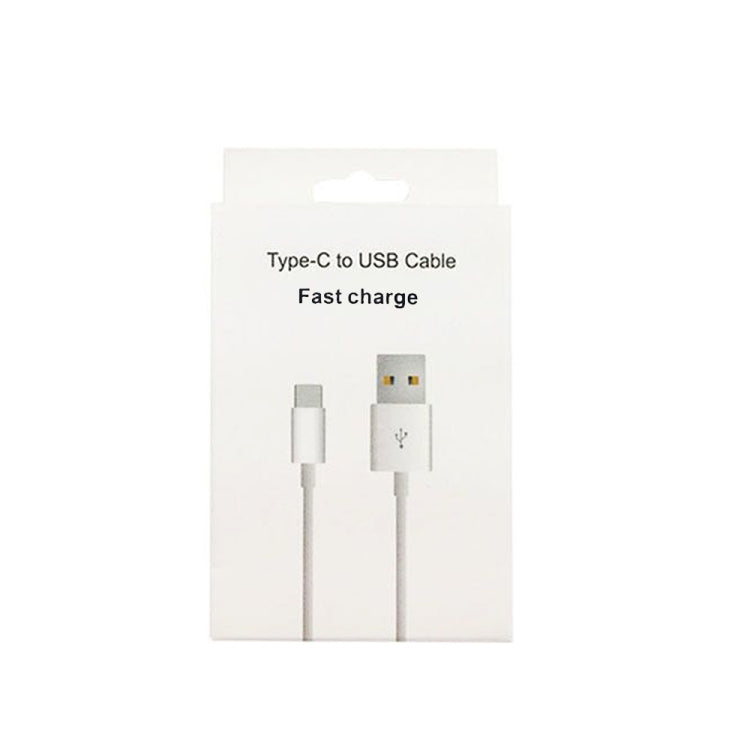 XJ-015 3A USB Male to Type-C / USB-C Male Fast Charging Data Cable, Length: 2m