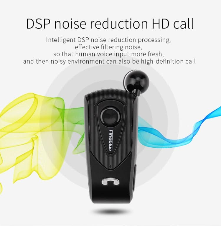 F930 CSR4.1 Retractable Cable Caller Vibration Reminder Anti-theft Bluetooth Headset