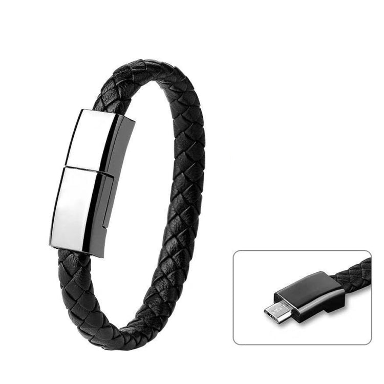 XJ-26 2.4A USB to Micro USB Creative Bracelet Data Cable, Cable Length: 22.5cm