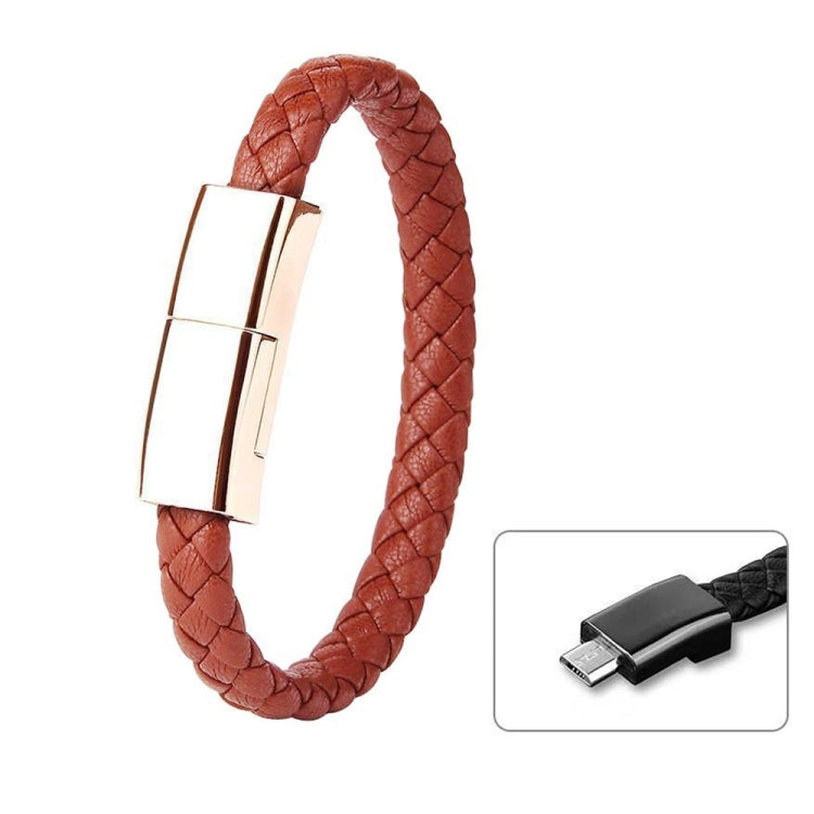 XJ-26 2.4A USB to Micro USB Creative Bracelet Data Cable, Cable Length: 22.5cm