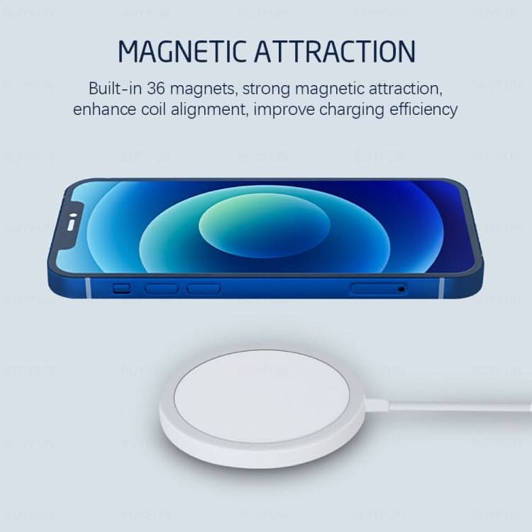 XJ-31 2 in 1 15W Magnetic Wireless Charger + PD 20W USB-C / Type-C Travel Charger Set for iPhone 12 Series