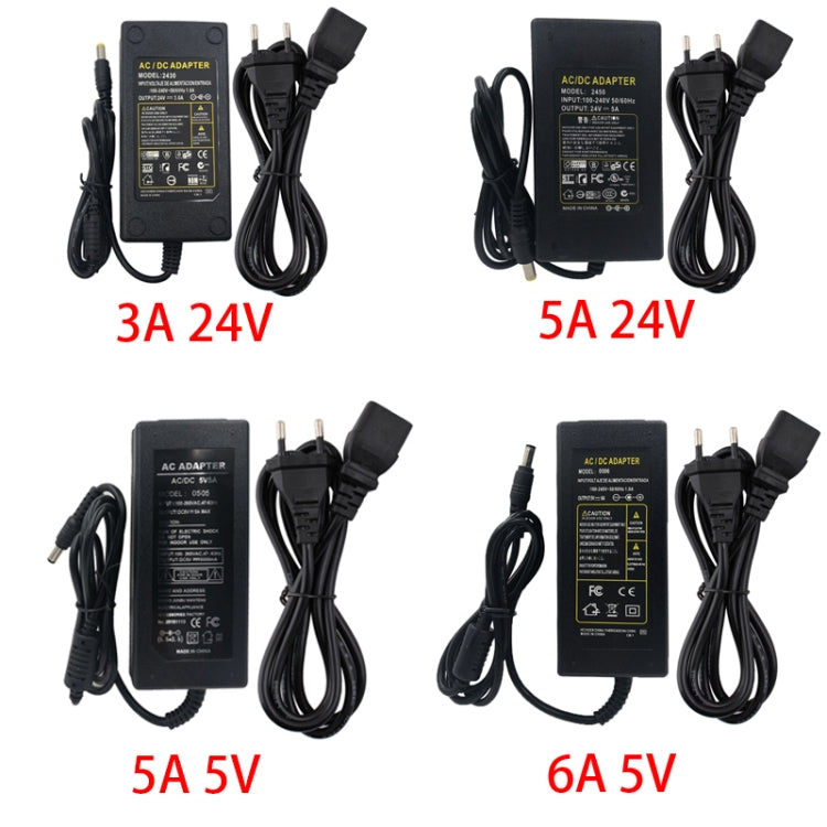 AC to DC 5V 24V Power Adapter Power Supply LED Driver Lighting Transformer 3A 5A 6A Converter Charger For LED Strip Lights