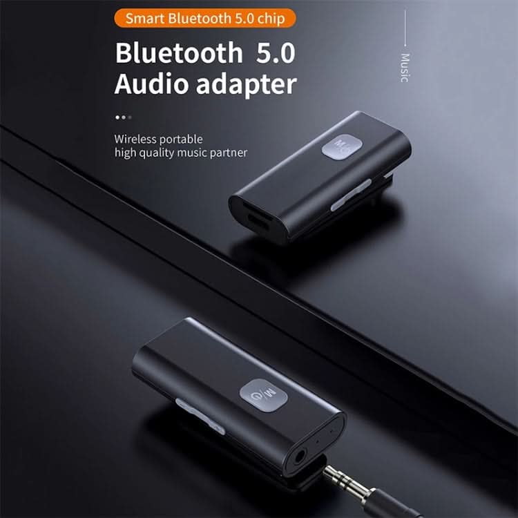 SR11 Lavalier Bluetooth 5.0 Audio Receiver Bluetooth Adapter Support TF Card