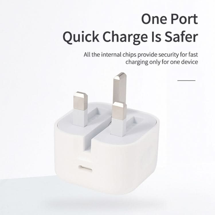 A234 20W PD 3.0 Type-C / USB-C Interface Folding Travel Charger, UK Plug