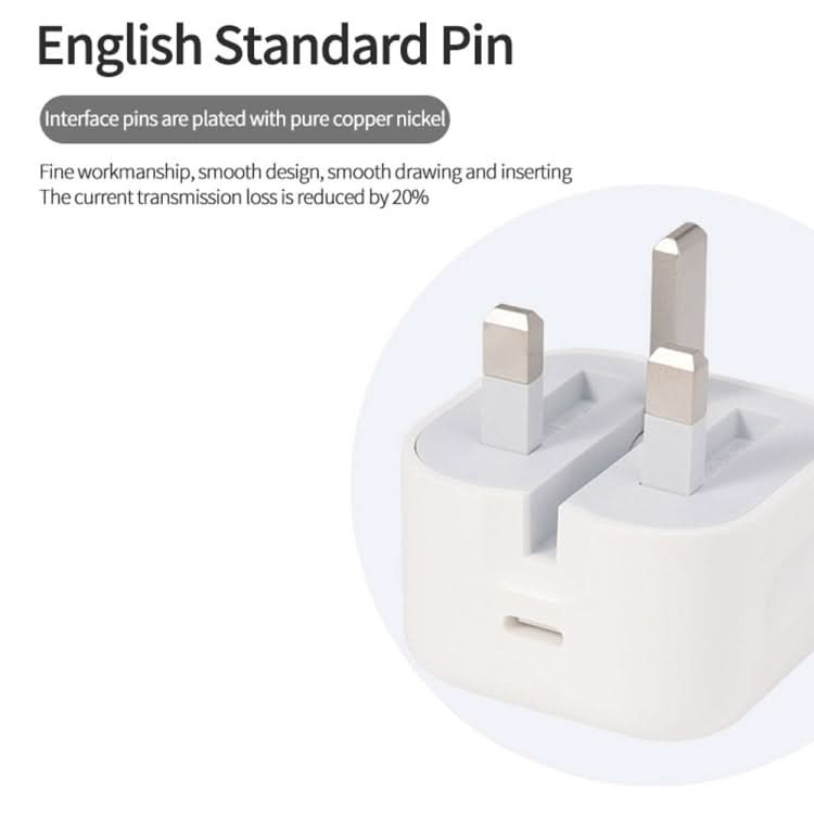 A234 20W PD 3.0 Type-C / USB-C Interface Folding Travel Charger, UK Plug