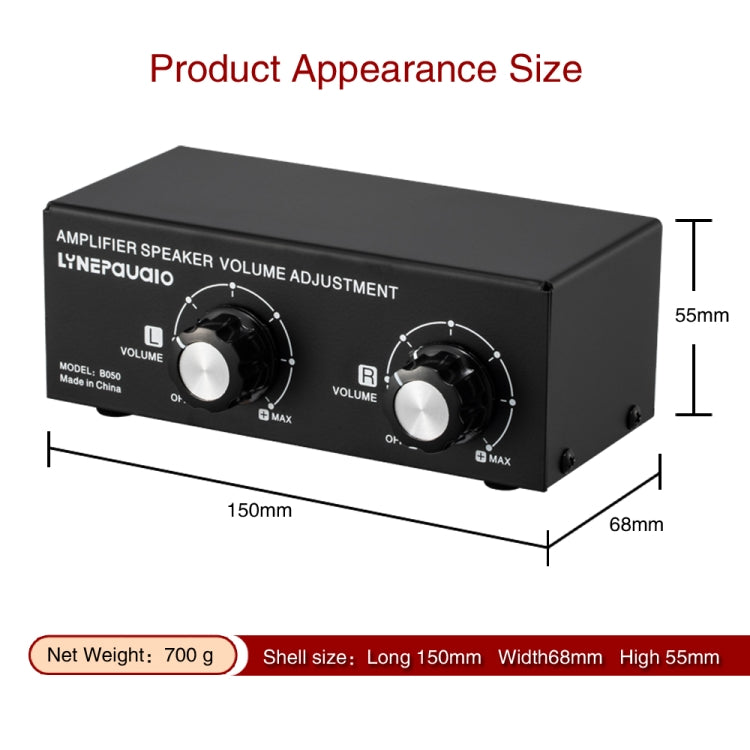 B050  Passive Speaker Volume Adjustment Controller,  Left And Right Channel Independent Volume Adjustment, 150W Per Channel My Store