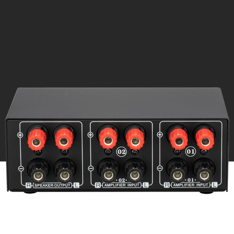 B051 2 Input And 1 Output Power Amplifier And Speaker Selection Switcher Output With Volume Adjustment 2 Power Amplifiers Audio Switcher Switch Distribution Comparator