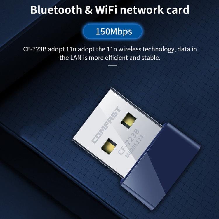 COMFAST CF-723B Mini 2 in 1 USB Bluetooth WiFi Adapter 150Mbps Wireless Network Card Receiver